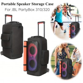 For JBL PartyBox 320/310 Speaker Case - Heavy-Duty Travel Storage Bag with Zipper Closure, Scratch-Resistant Cover, Compatible with for jbl PartyBox 320/310 Speakers, Portable Audio Organizer For Home, Parties, Events - Ideal For Music Enthusiasts &