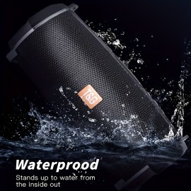 TG192 Portable Wireless Speaker with Glitter LED Light, Music Player - for Birthday, Halloween, Christmas, Thanksgiving Day Gifts - Perfect for Parties & Celebrations - Suitable for All Ages Without a data cable