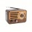 [Retro Portable Radio] Retro Portable Radio with Speaker, Supports FM/AM/SW, TF Card, USB, AUX Playback and LED Flashlight (HR-29BTL)