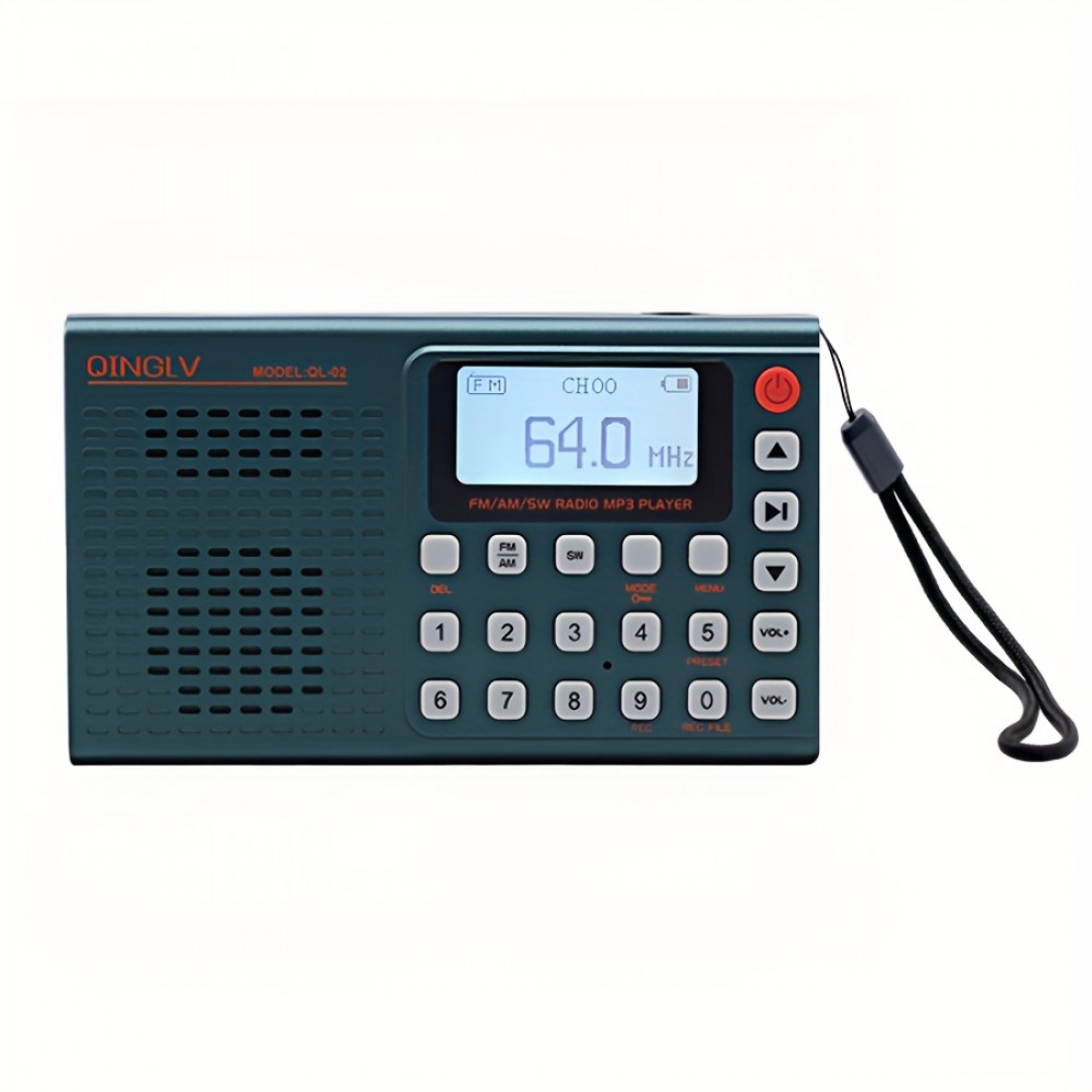 A full-band MP3 wireless connection music radio, 2000mAh high-capacity battery, ultra-long standby, TYPE-C interface charging/AUX input/3.5mm headphone interface, you can display the lyrics (TF card with lyrics files to display) friends and family, send parents, Lyric Display, Portable Audio, Modern Radio, Handheld Player, Durable Build, Typec Charging, Large Capacity Battery, Wireless Receiver, Listening, Music Lovers