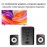 2.1 Channel Combo Speaker System with Subwoofer - USB Powered, Stereo Sound for PC, Laptop, Game Console, TV, and More - Ideal for Home Entertainment, Gaming, and Outdoor Activities, Entertainment System|Modern Speaker Design|Durable Build Quality, 2.1 Channel Sound