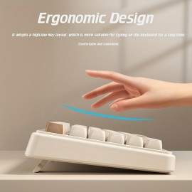 1pc Ergonomic Backlit USB Gaming Keyboard for PC