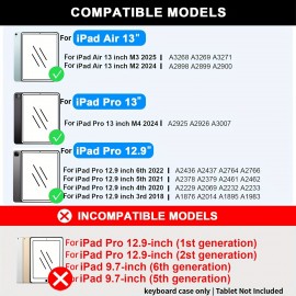 iPad Air 13 inch (M2 2024/M3 2025) & iPad Pro 12.9