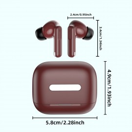 [ANC Wireless Earbuds] Wireless Earbuds | TWS ANC Active Noiseolation In-The-Ear Simple Earbuds Built-In Microphone And Volume Adjustment Sports Earbuds Ideal for Sports And Music Enthusiasts