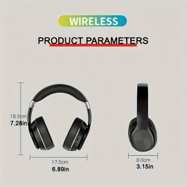 Upgraded 320 Wireless Headphones with 8D Surround Sound, Foldable Design, and Wireless Free 8D Surround.