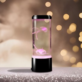 1pc of 2 color-changing jellyfish lamps, choose any style. Aquarium marine night lights, multi-color color-changing environment night lights suitable for living rooms, family bedrooms, desktop decorations, holiday gifts, best gifts for Halloween and Christmas. USB interface, USB lamp lighting fixtures, computer accessory peripheral devices.