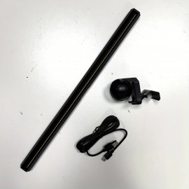 USB-Powered LED Computer Screen Light with Adjustable Color Temperature & Dimmable Brightness - 3 Levels, Touch Buttons for Desk/Office/Home, No Screen Glare, USB Cue Included, Home Lighting, Modern Lighting, Sleek Design, Adjustable Brightness, Home Users