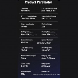 PS5 Gaming Headphones with 2.4G/BT/Wired 3-in-1 Connection, ENC Noise Cancellation, HD Vibrator, 25ms Low Latency, 50mm Large Speaker, RGB RGB Effect, Plug-in Mic, Adjustable Ear Cups, Pc, Laptop, Gaming Headphones, Pc Gaming, Modern Headphones