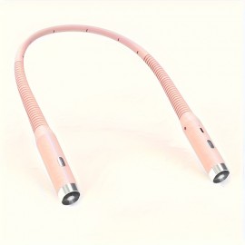 LED Neck Reading Lamp, Bed Reading Lamp, Tri-color Dimming, 6 levels of brightness for cozy bedtime reading, knitting & crafting, camping, outdoor hideaway setup, ideal gift for Halloween & Christmas!, Camping Lantern, Knitting Lamp, Adjustable Lamp